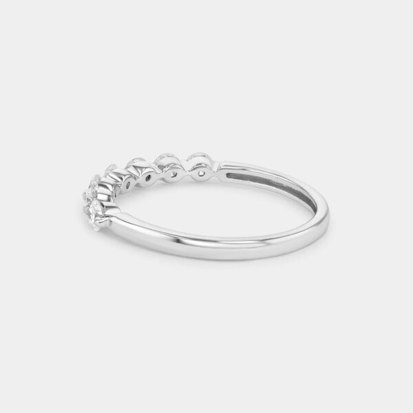 Menlyn Rings White Gold 0.5ct Lab Grown Diamond Station Anniversary Ring – Menlyn ...