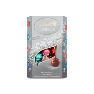 Lindt LINDOR Limited Edition Silver Assorted Chocolate Truffles 01