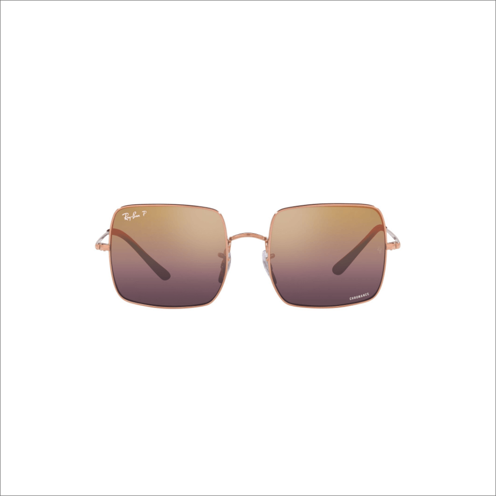 Ray-Ban - RB1971 Square Gold Sunglasses